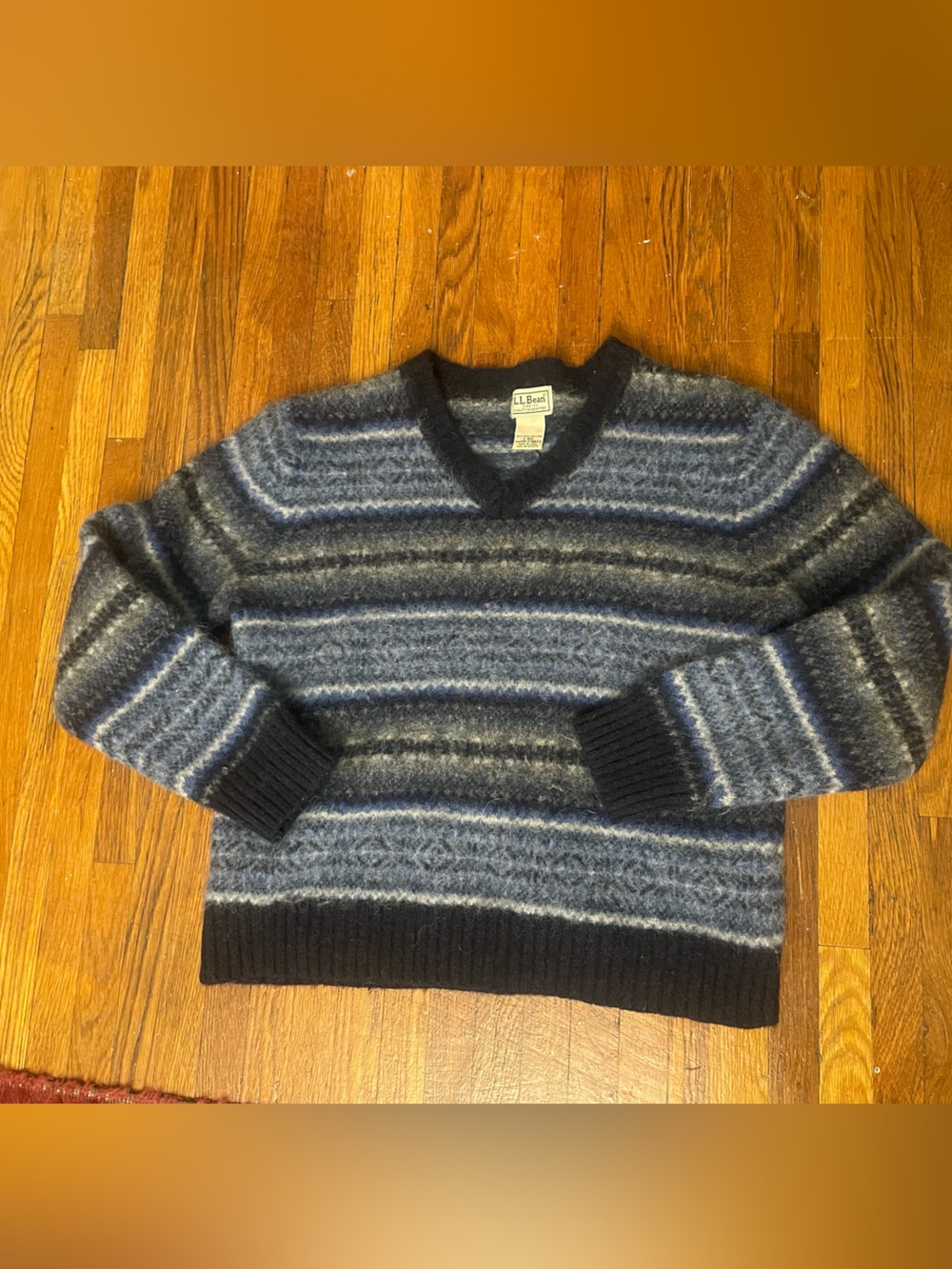 L.L. Bean Vintage Shetland Wool Sweater